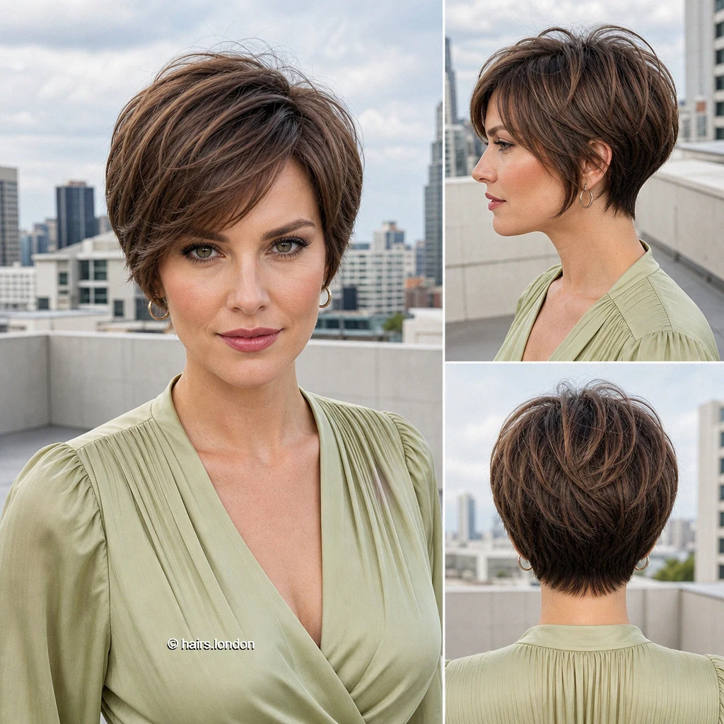 19 Bob Haircuts From Sleek Jawline Shapes to Textured Crops Brown Tapered Bob