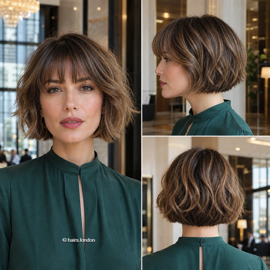 20 Bob Haircut Ideas, From Softly Layered to Sleek and Graduated Brown Tousled Bob