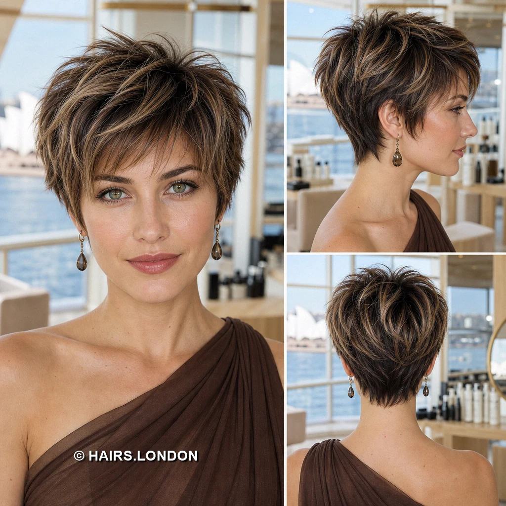 Brown Tousled Taper