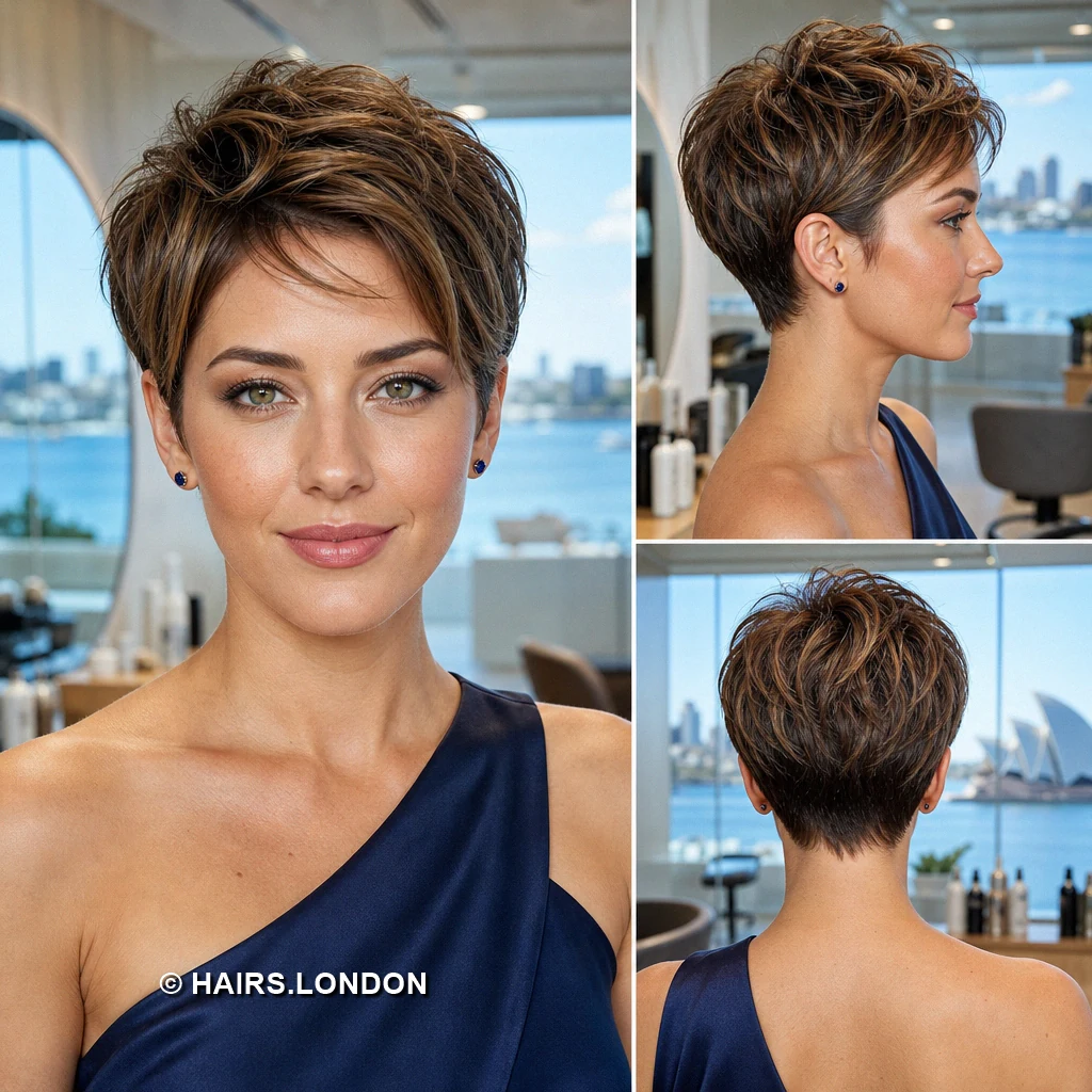 Brown Wispy Roundcut