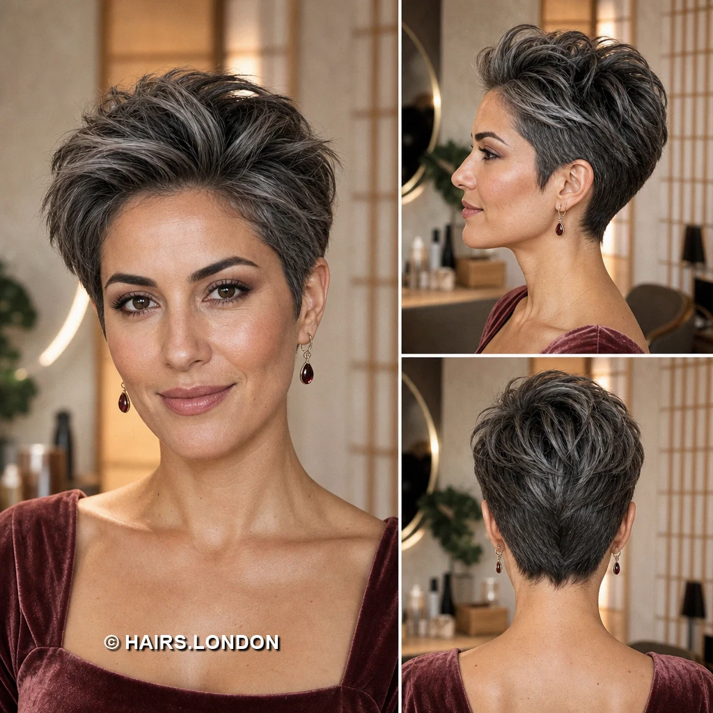 19 Colorful Textured Pixie Cuts with Shape and Movement Brunette Blonde Swoop