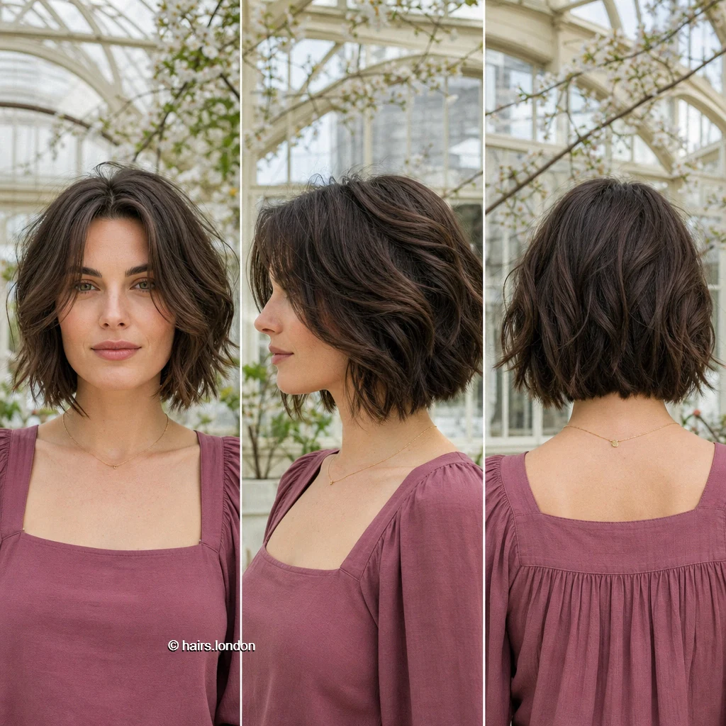 Brunette Centered Waves
