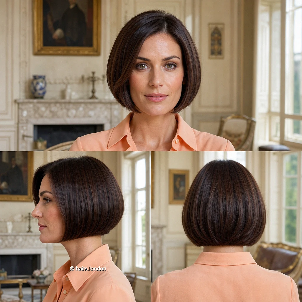 Brunette Compact Bob