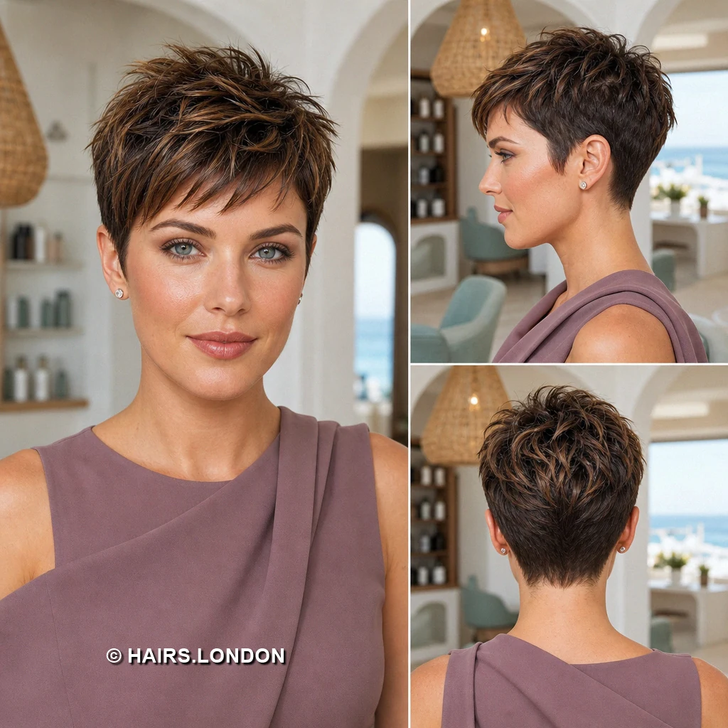 Brunette Compact Pixie