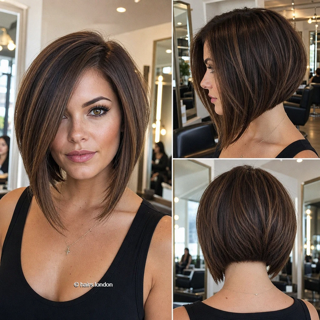 Brunette Extended Bob