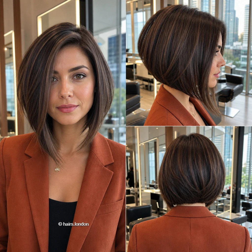 Brunette Extended Bob