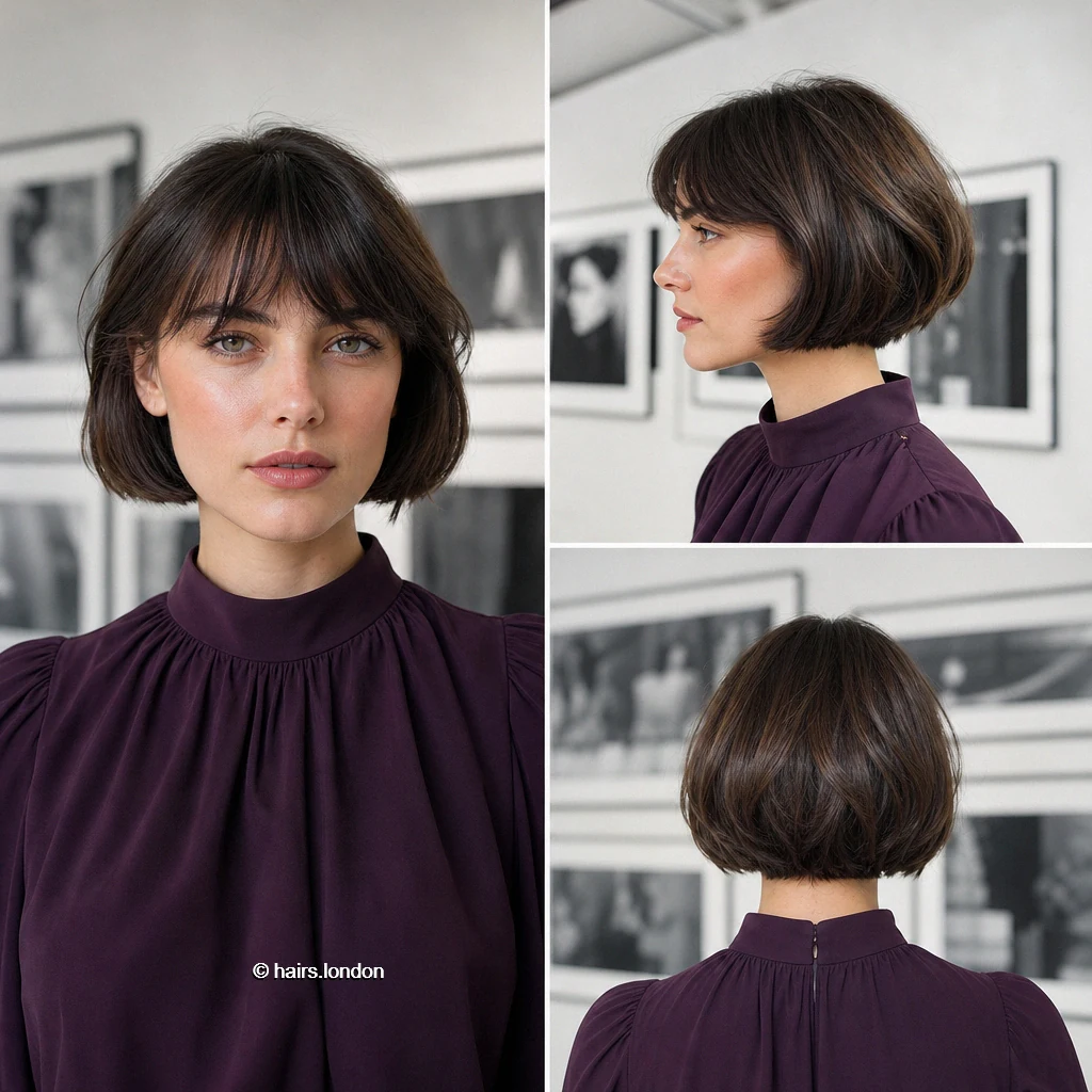 20 Brunette Bob Haircuts, From Rounded Shapes to Feathered Layers Brunette Featherlight Bob