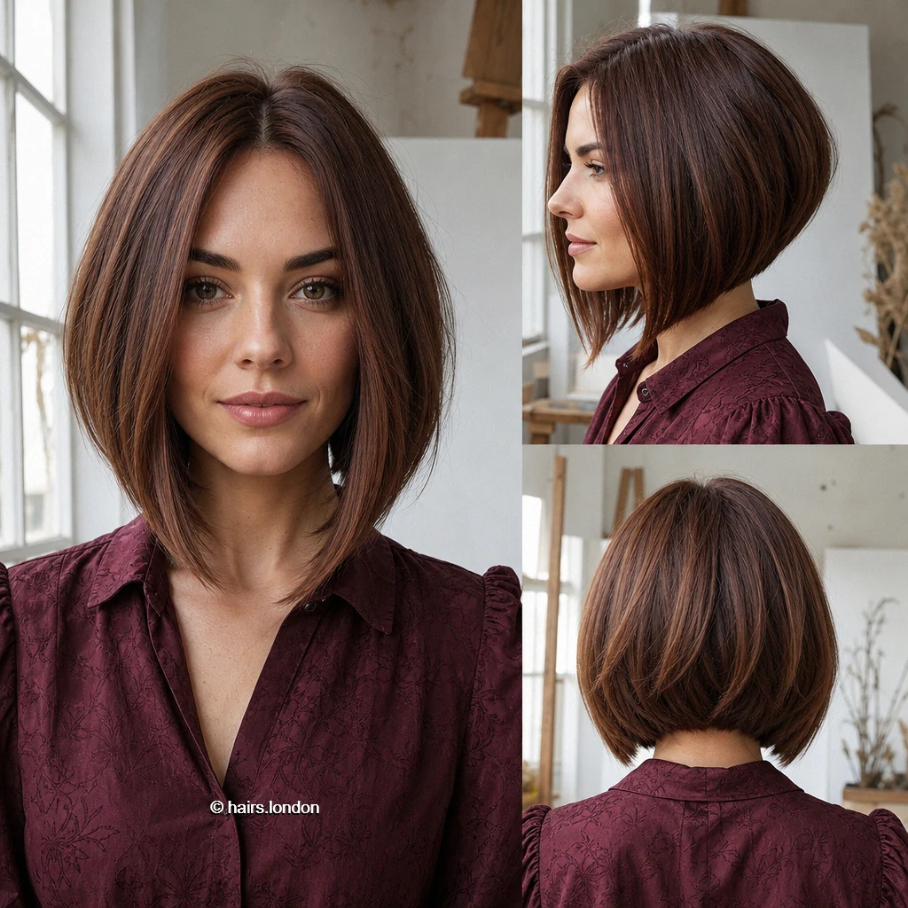 Brunette Graduated Crop