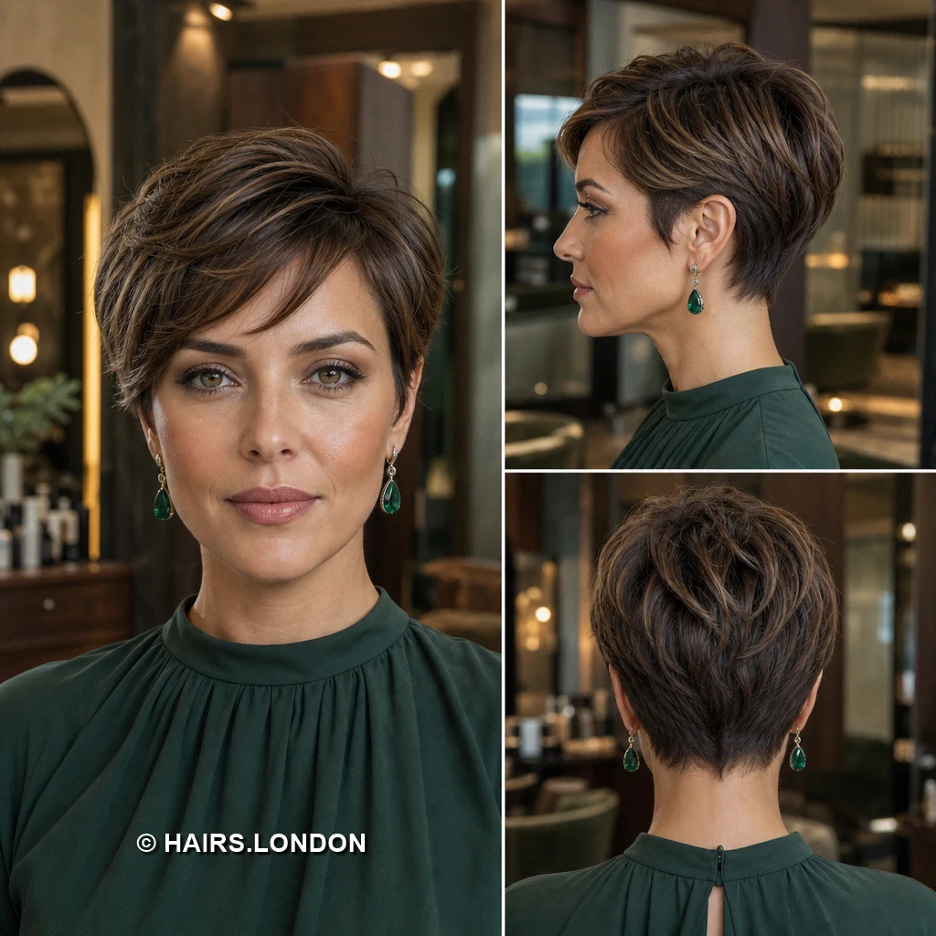 Brunette Honey Waves