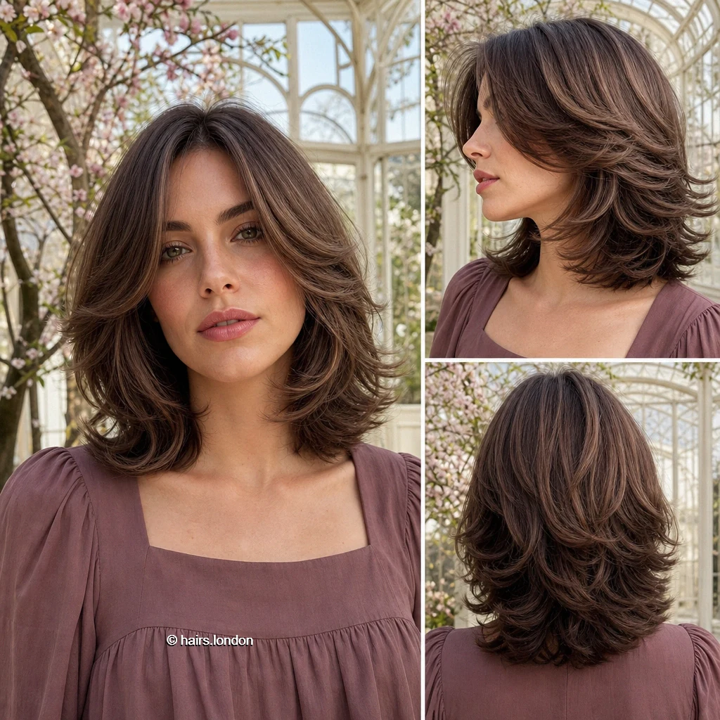20 Bob Haircuts with Shape, Movement, and Color Inspiration Brunette Layered Lob