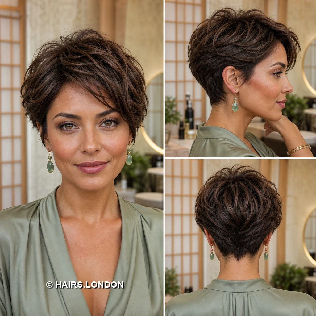 Brunette Longsweep Pixie