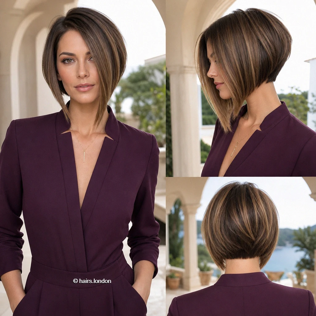 20 Bob Haircut Ideas, From Soft Waves to Sculpted Shapes Brunette Pointed Bob