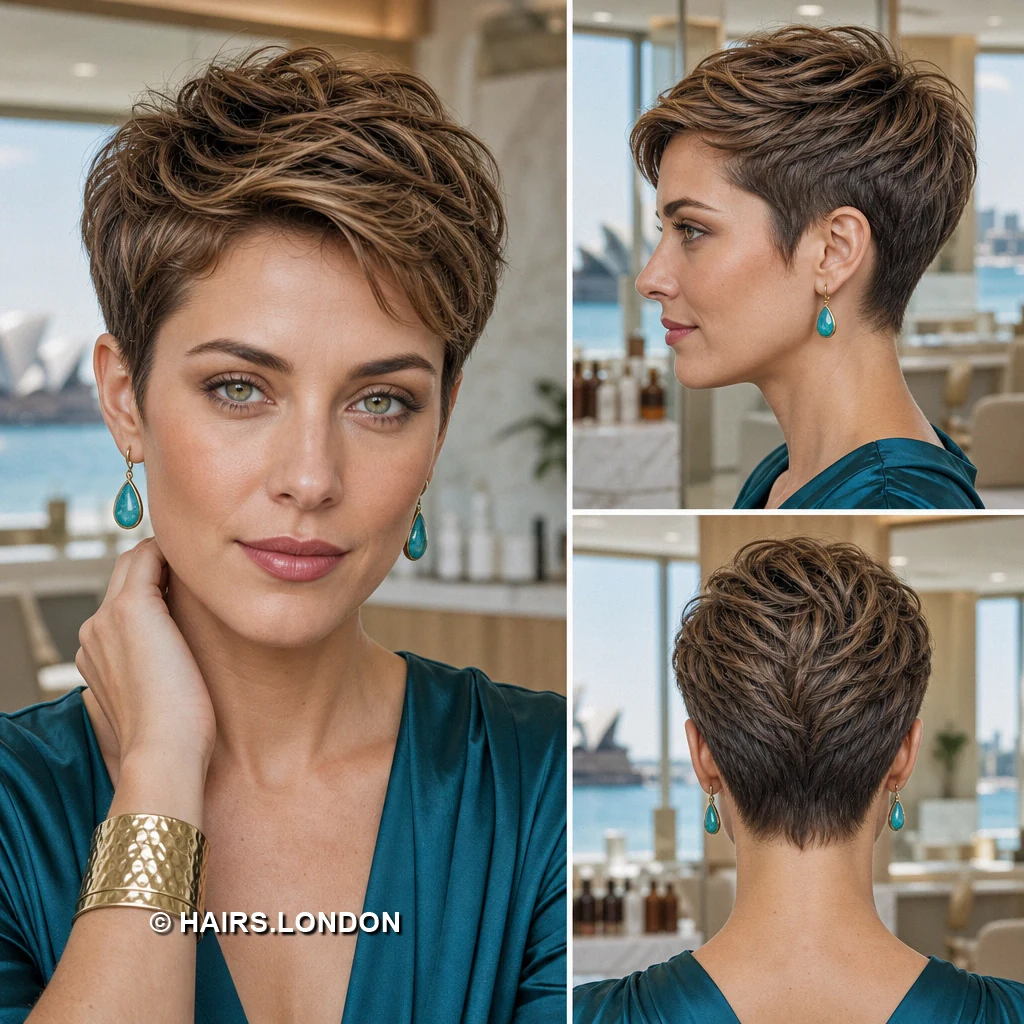 Brunette Ribbon Sweep