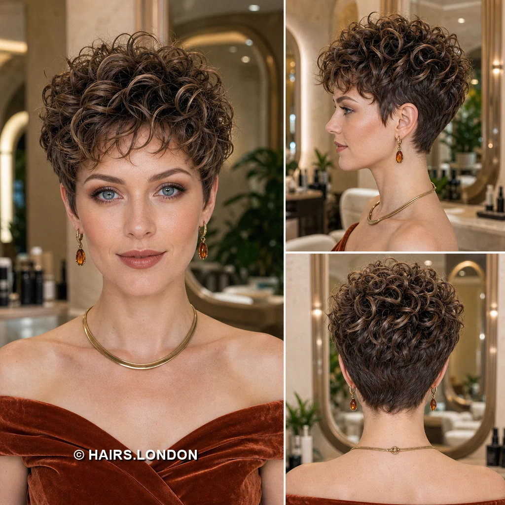 Brunette Sidefringe Taper