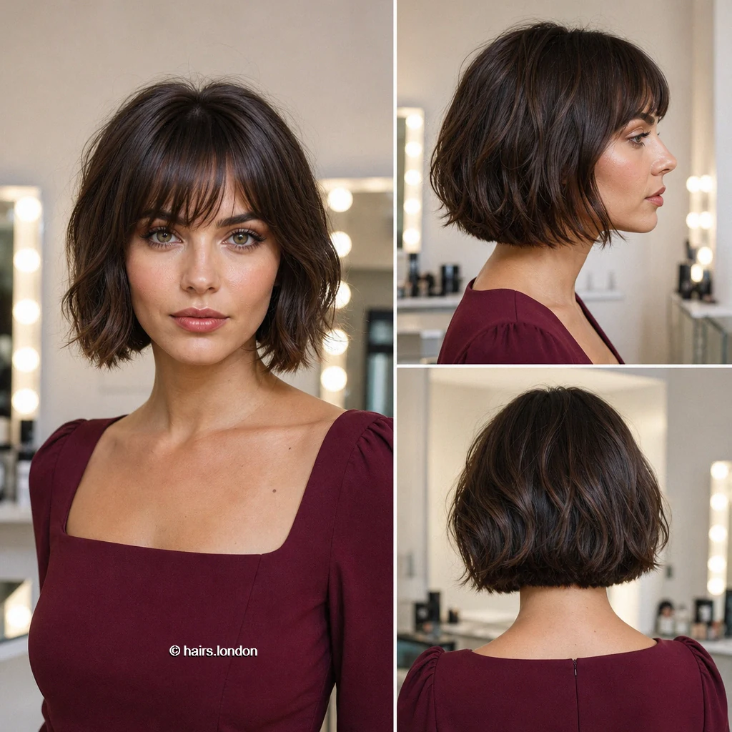 20 Jaw-Length Bob Haircuts and Layered Bobs to Inspire Your Next Cut Brunette Textured Bob
