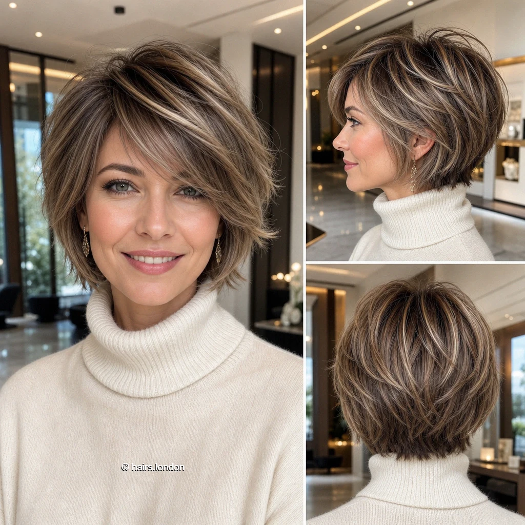 20 Bob Haircut Ideas, From Softly Layered to Sleek and Graduated Brunette Textured Bob