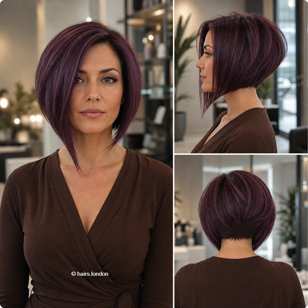 Burgundy Extendedfront Bob