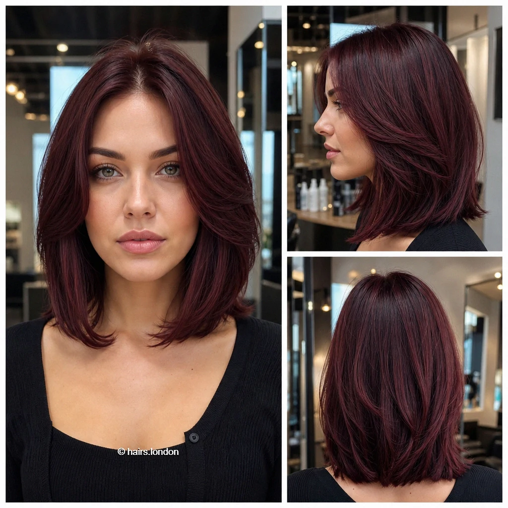 Burgundy Framing Bob