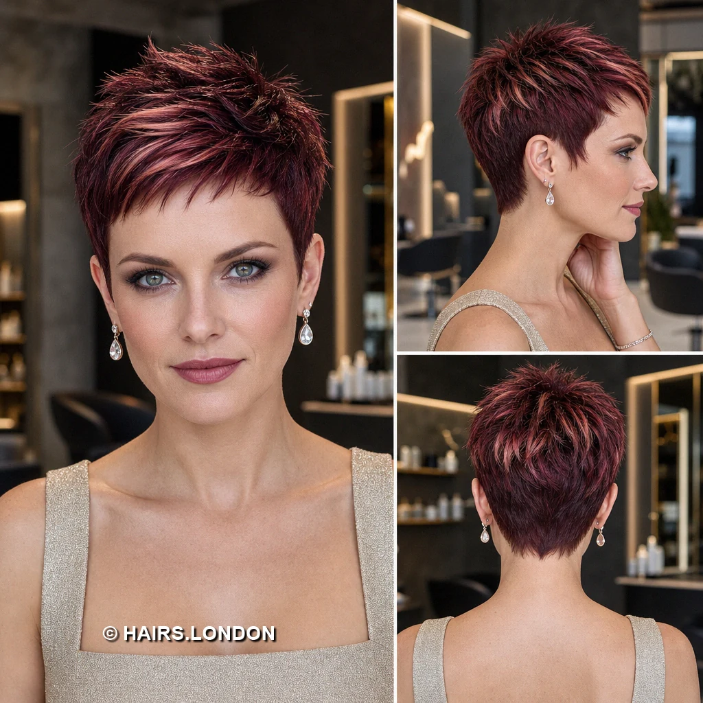 Burgundy Frontwave Taper