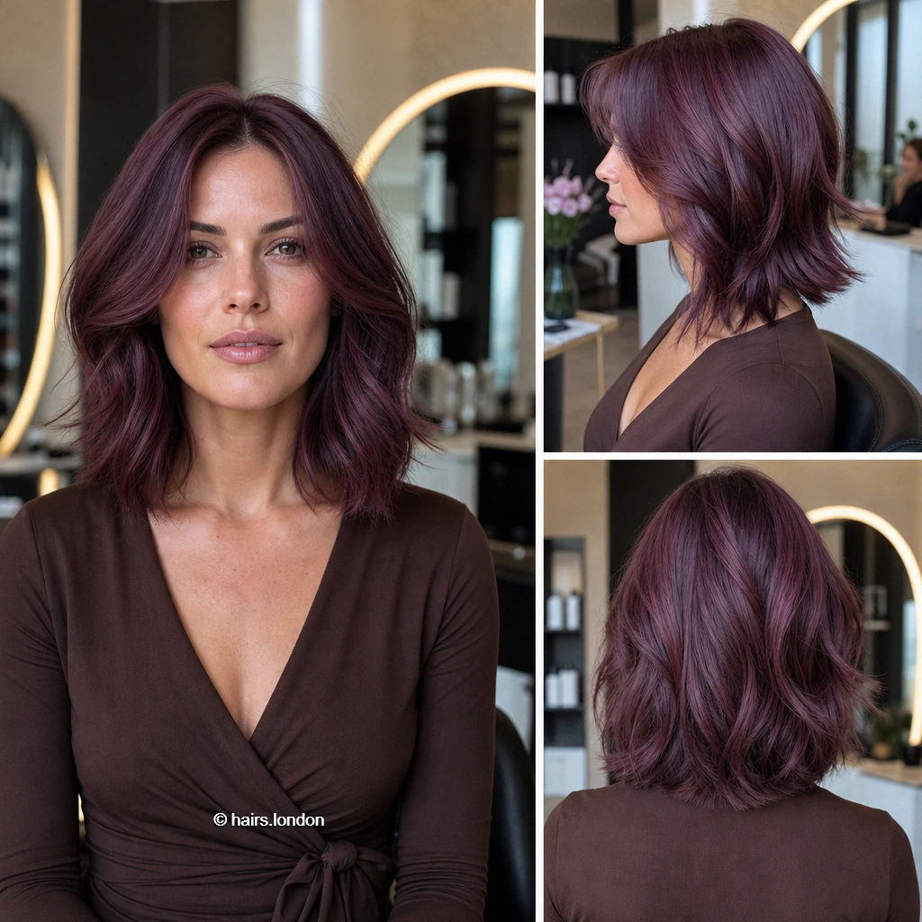 Burgundy Layered Lob