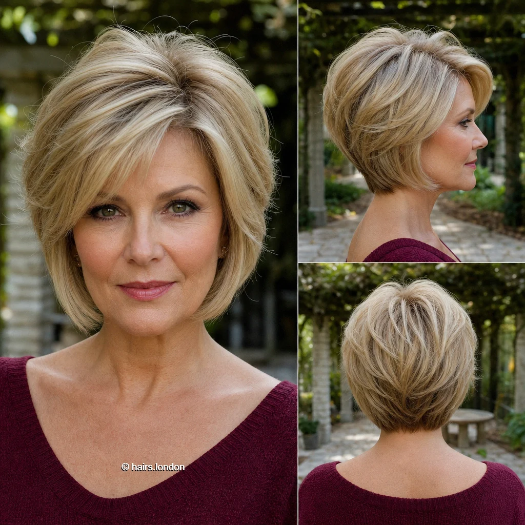 20 Blonde Bob Haircuts, from Tousled Jaw-Length Cuts to Layered Lobs Butter Stacked Bob