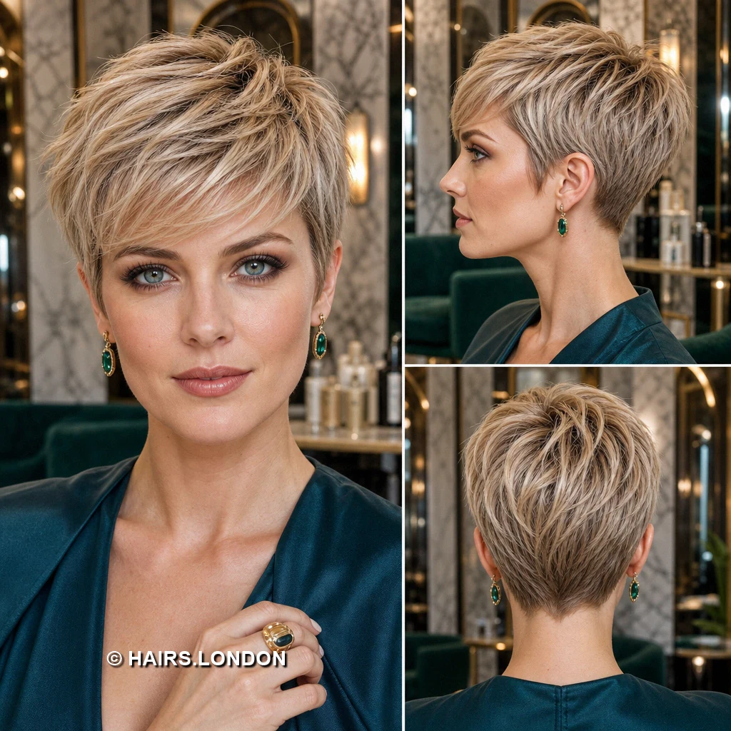 19 Textured Pixie Haircuts with Sweeping Fringes and Lifted Crowns Caramel Compact Quiff