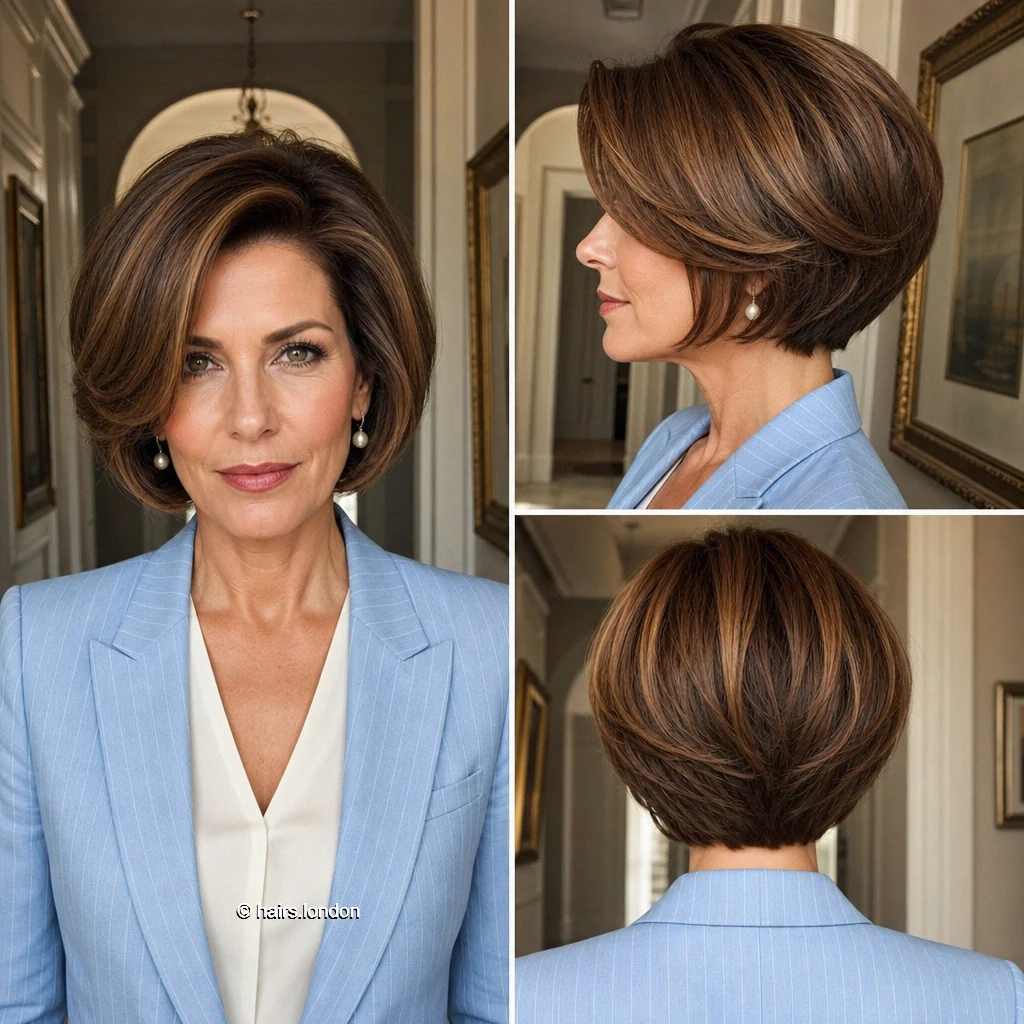 24 Bob Haircuts: From Rounded Jaw-Length Shapes to Layered Lobs Caramel Crown Bob
