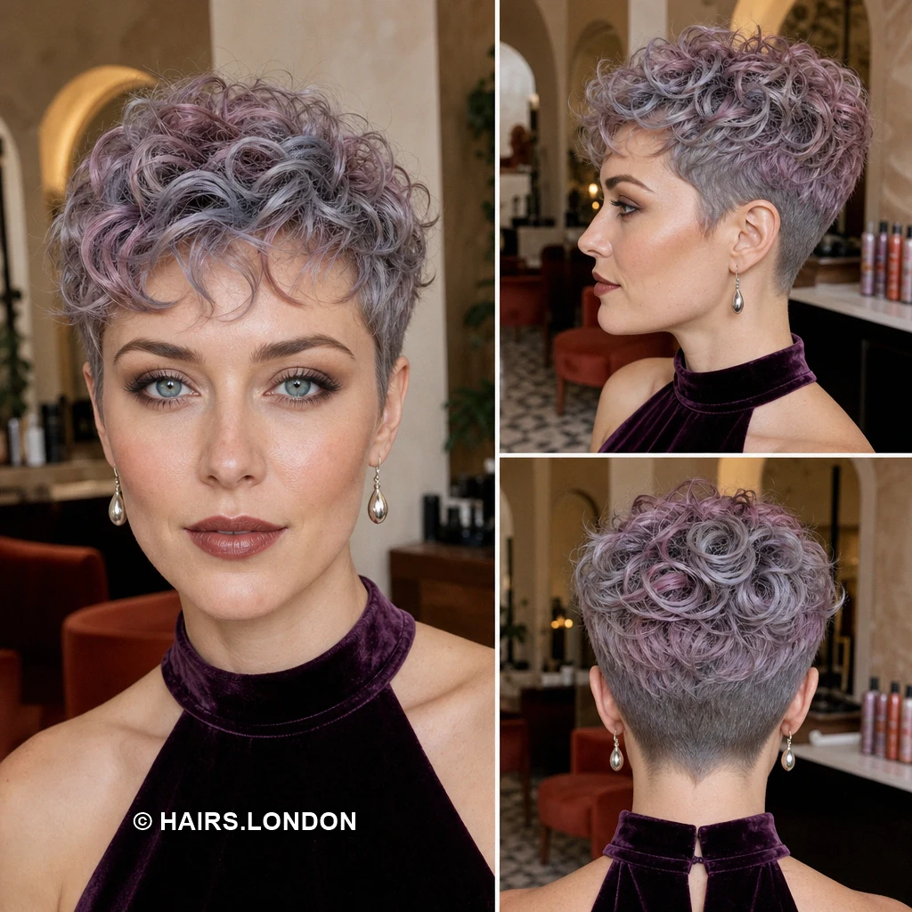 20 Curly Pixie Haircuts with Color and Shape to Inspire Your Next Cut Caramel Crown Curls