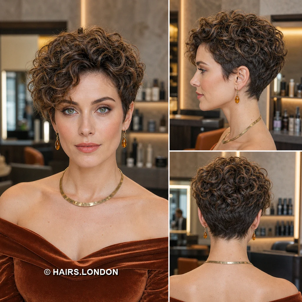 Caramel Curly Crown
