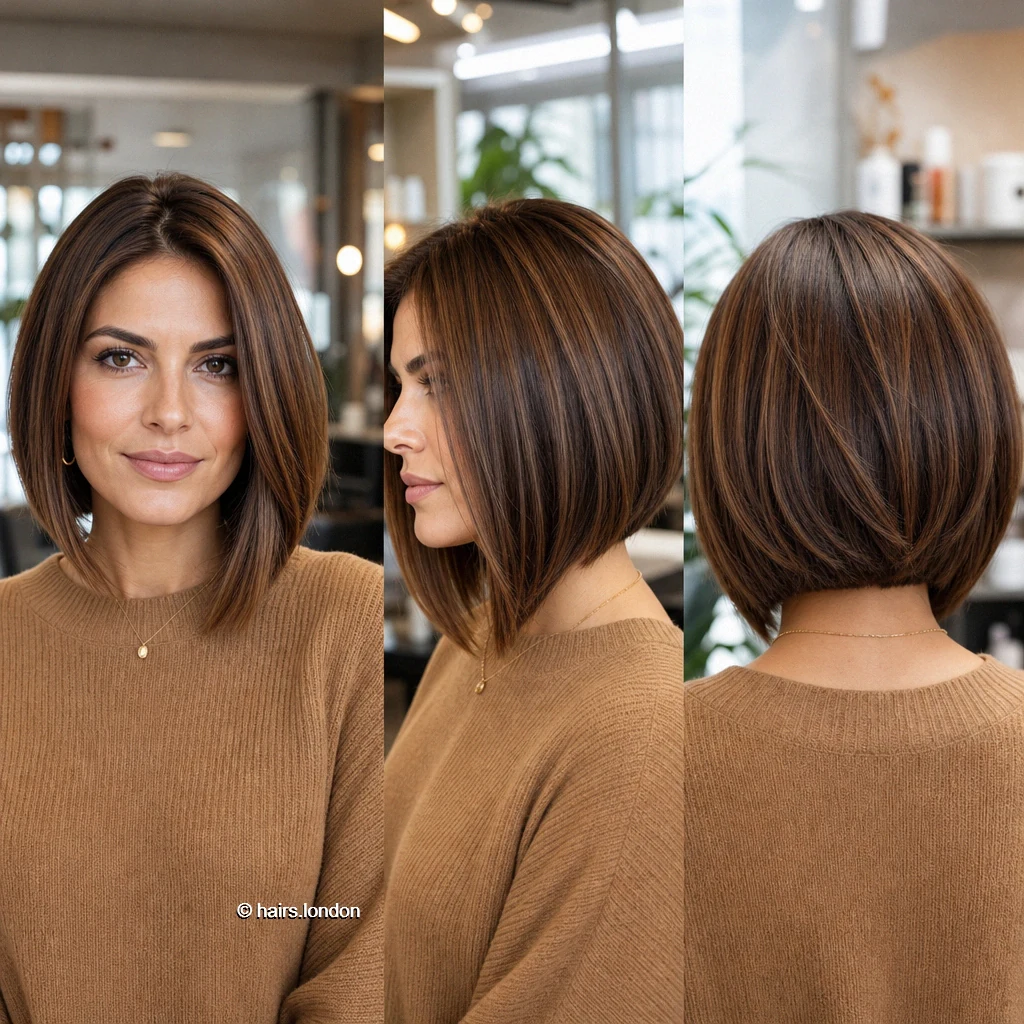 Caramel Graduated Bob