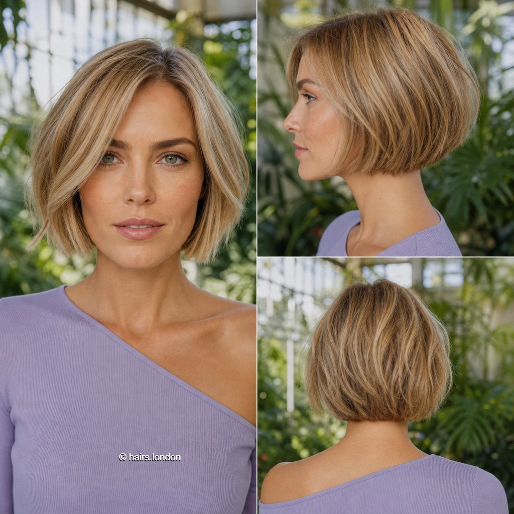 Caramel Graduated Bob