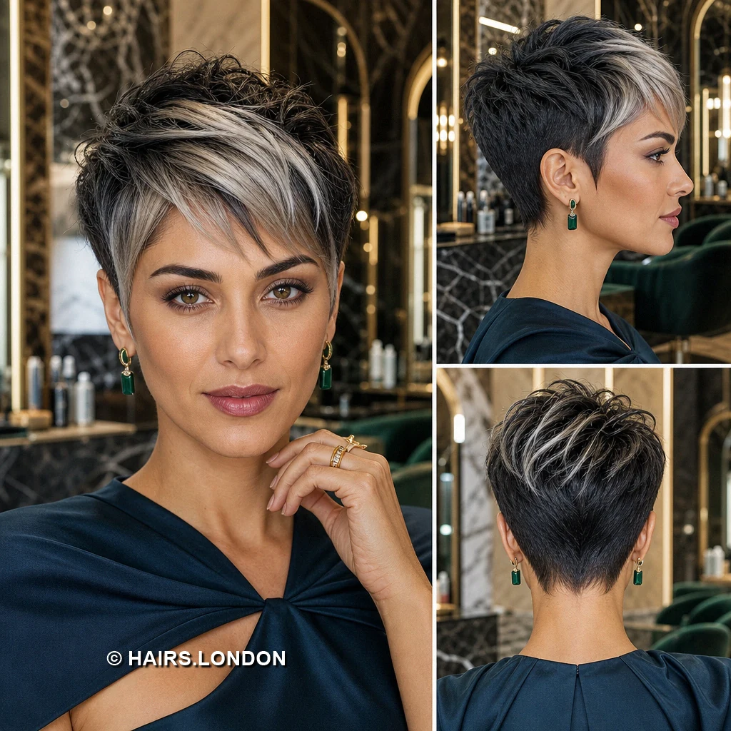 12 Short Pixie Haircuts with Color, Texture, and Shape Caramel Ribbon Pixie