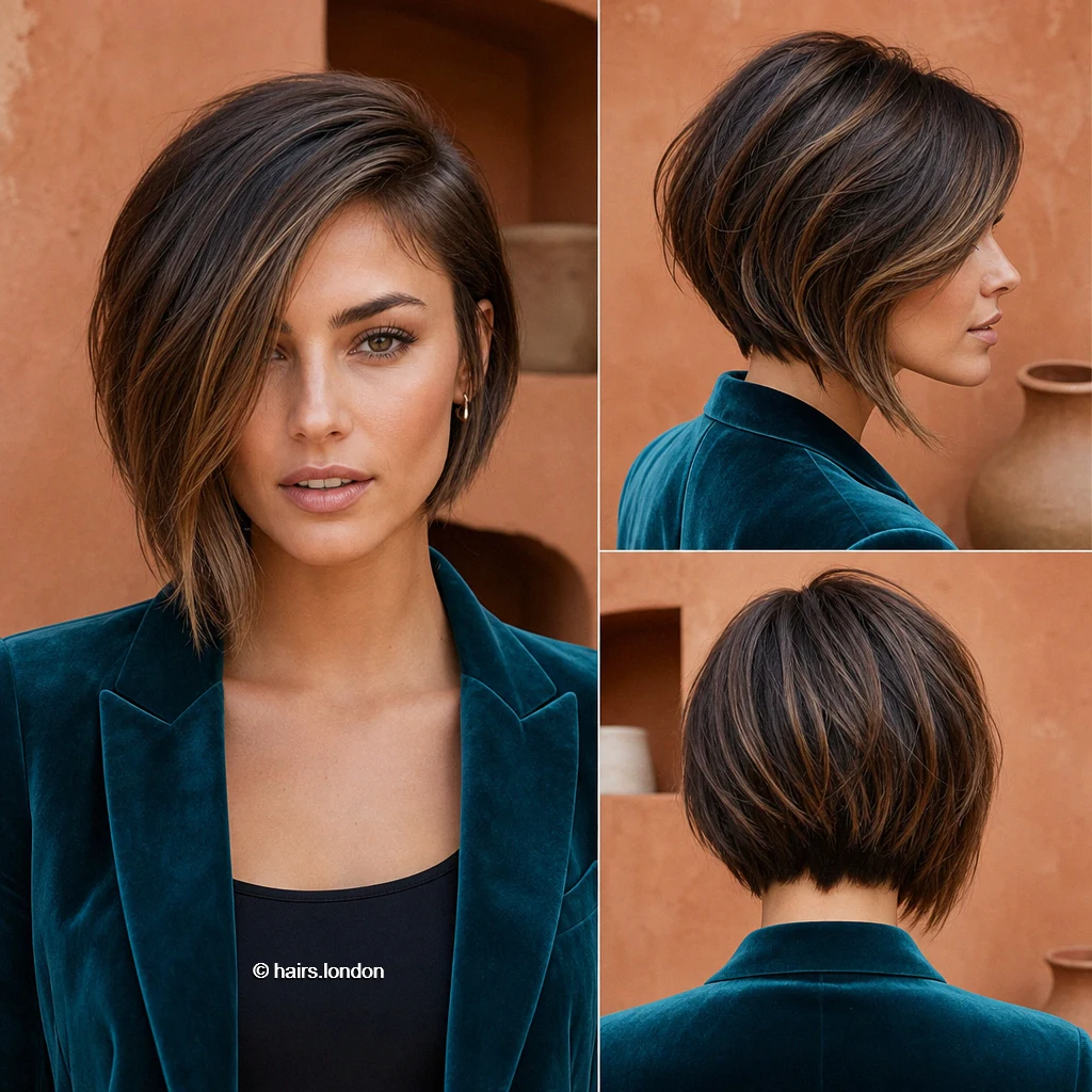 20 Bob Haircut Ideas, From Tousled Layers to Sculpted Shapes Caramel Uneven Bob