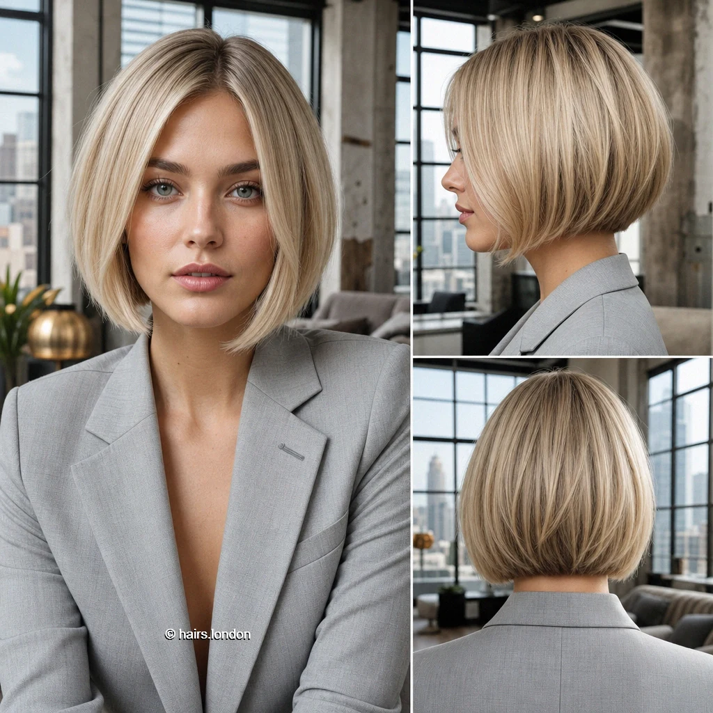 Champagne Curved Bob