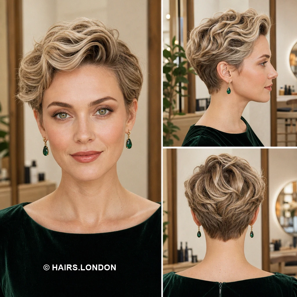 Champagne Feathered Pixie