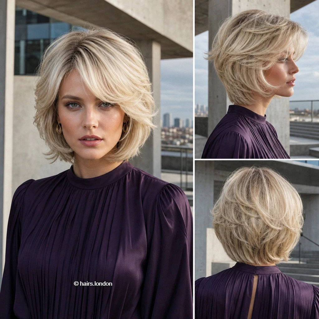Champagne Layered Bob