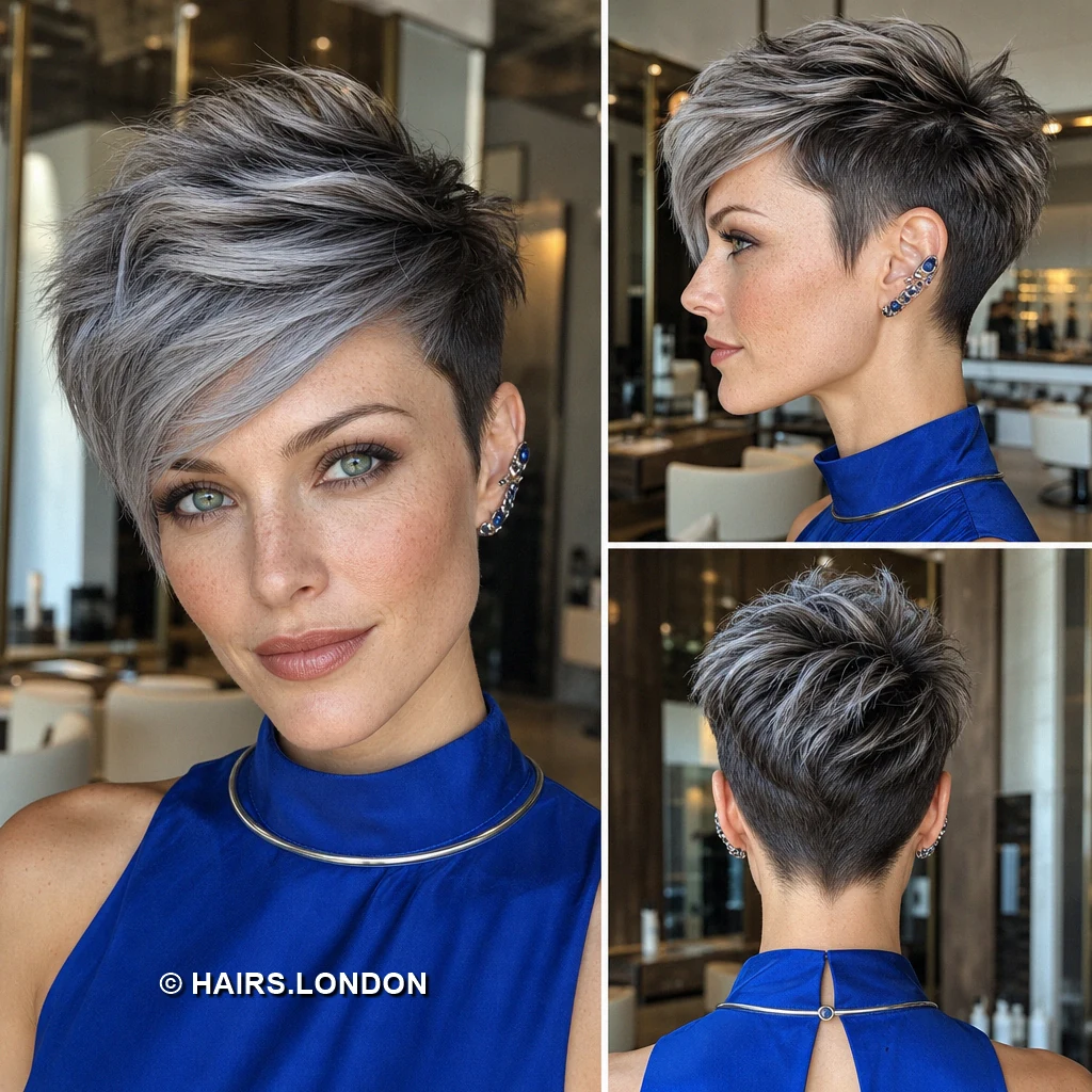 Charcoal Silver Texture