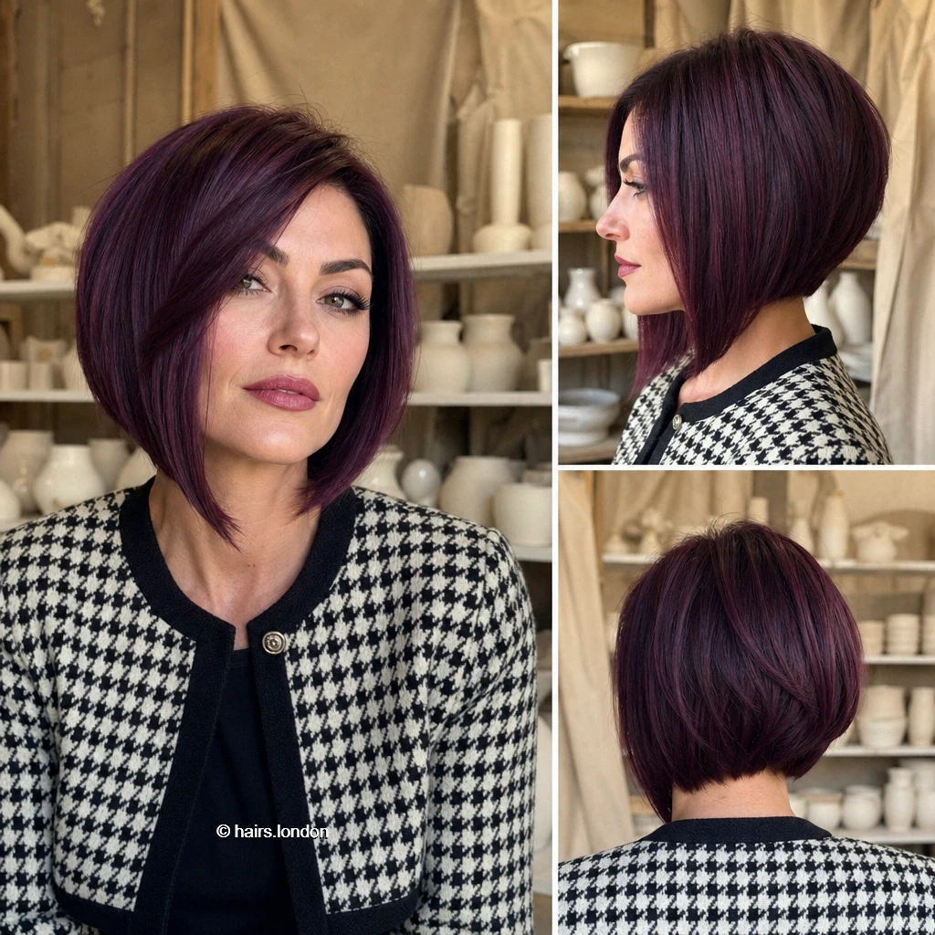 Cherry Inverted Bob