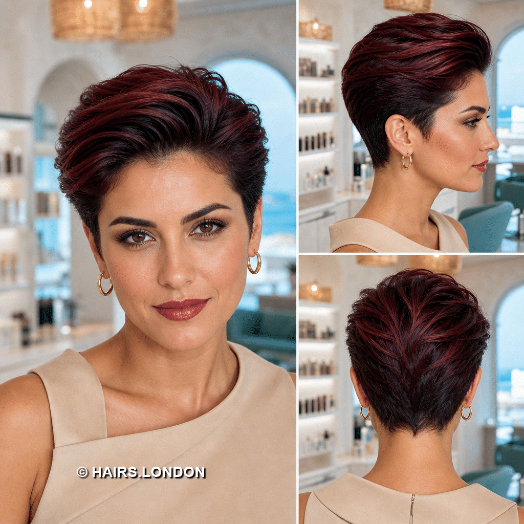 cherry swept pixie
