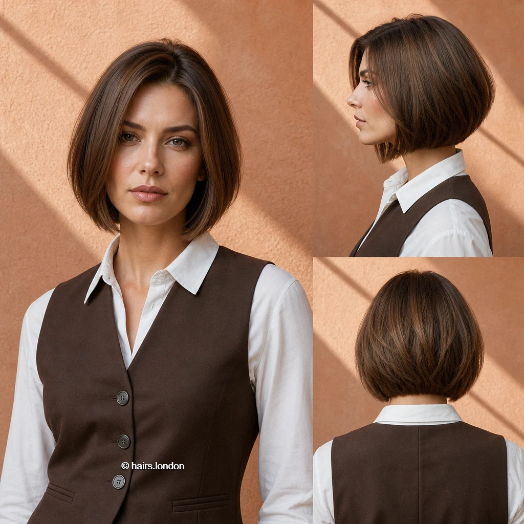 21 Bob Haircut Ideas, From Rounded Shapes to Textured Short Bobs Chestnut Draped Bob