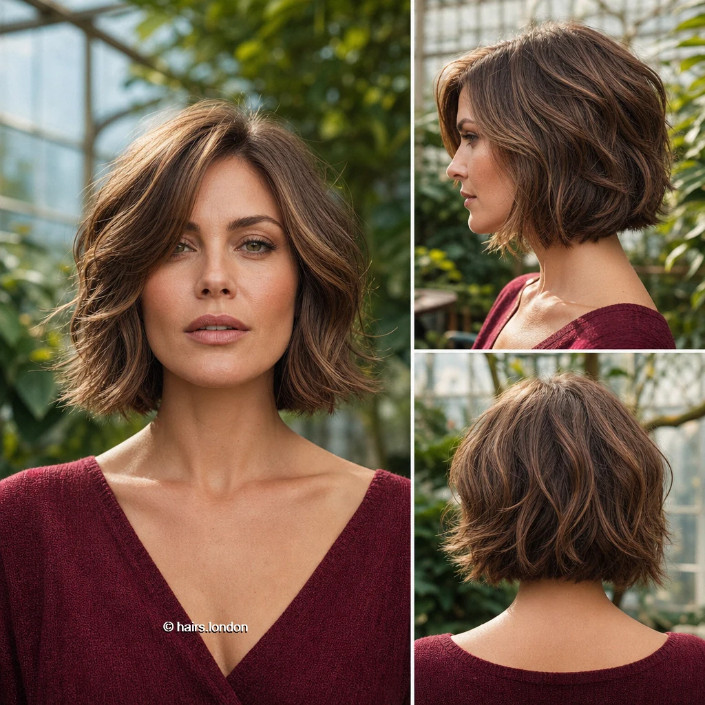 Chestnut Feathered Bob