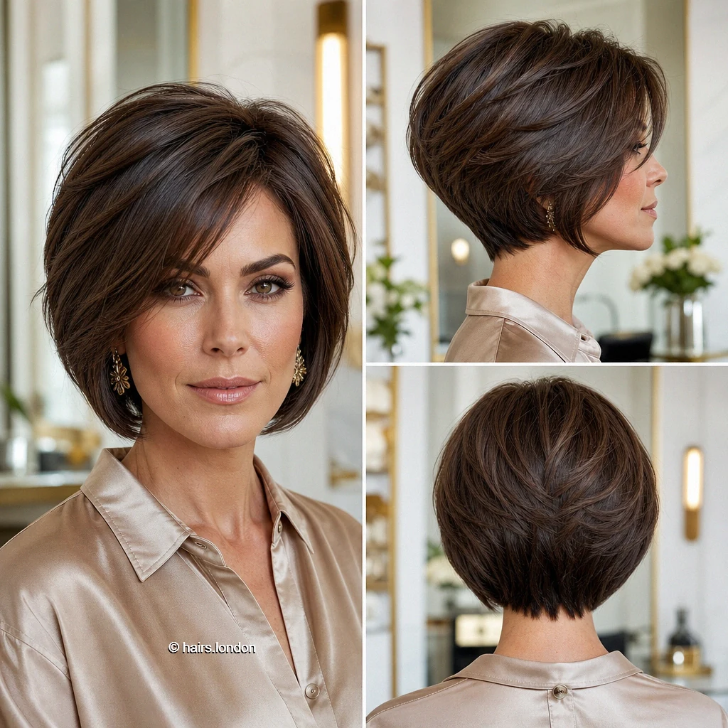 Chestnut Feathered Bob