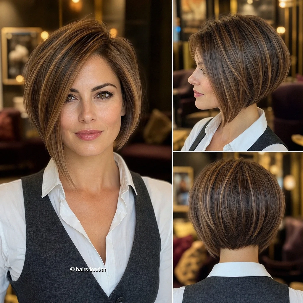 20 Bob Haircut Ideas, From Soft Layers to Sculpted Shapes Chestnut Graduated Bob