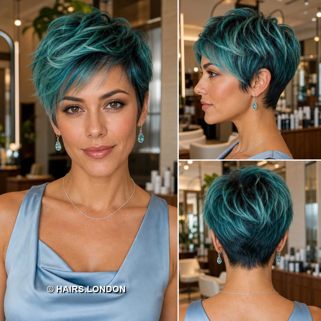 19 Colorful Textured Pixie Cuts with Shape and Movement Chestnut Honey Pixie