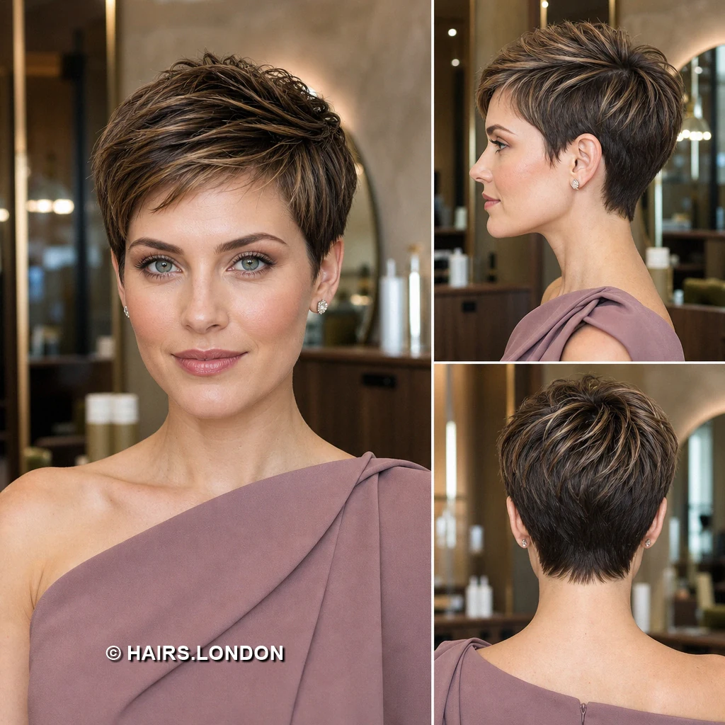 Chestnut Jagged Pixie