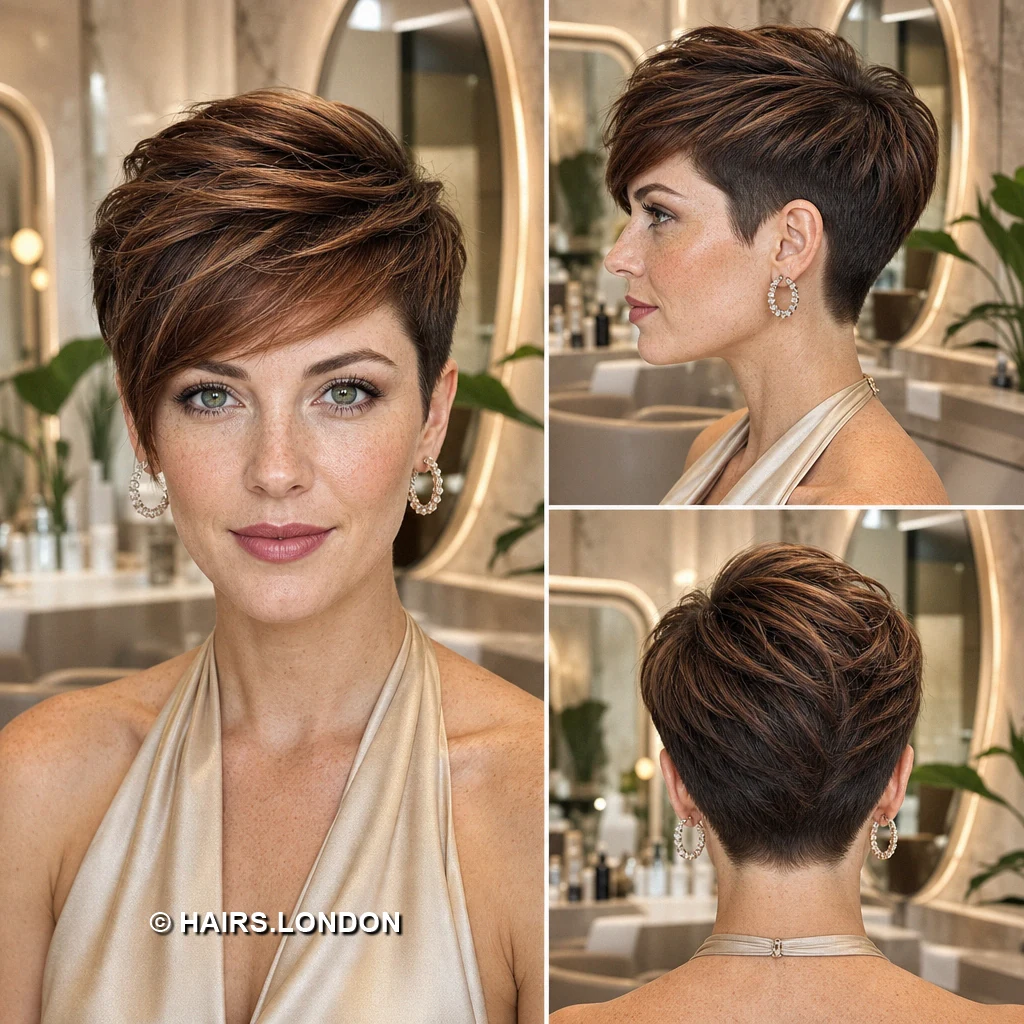 Chocolate Curved Pixie