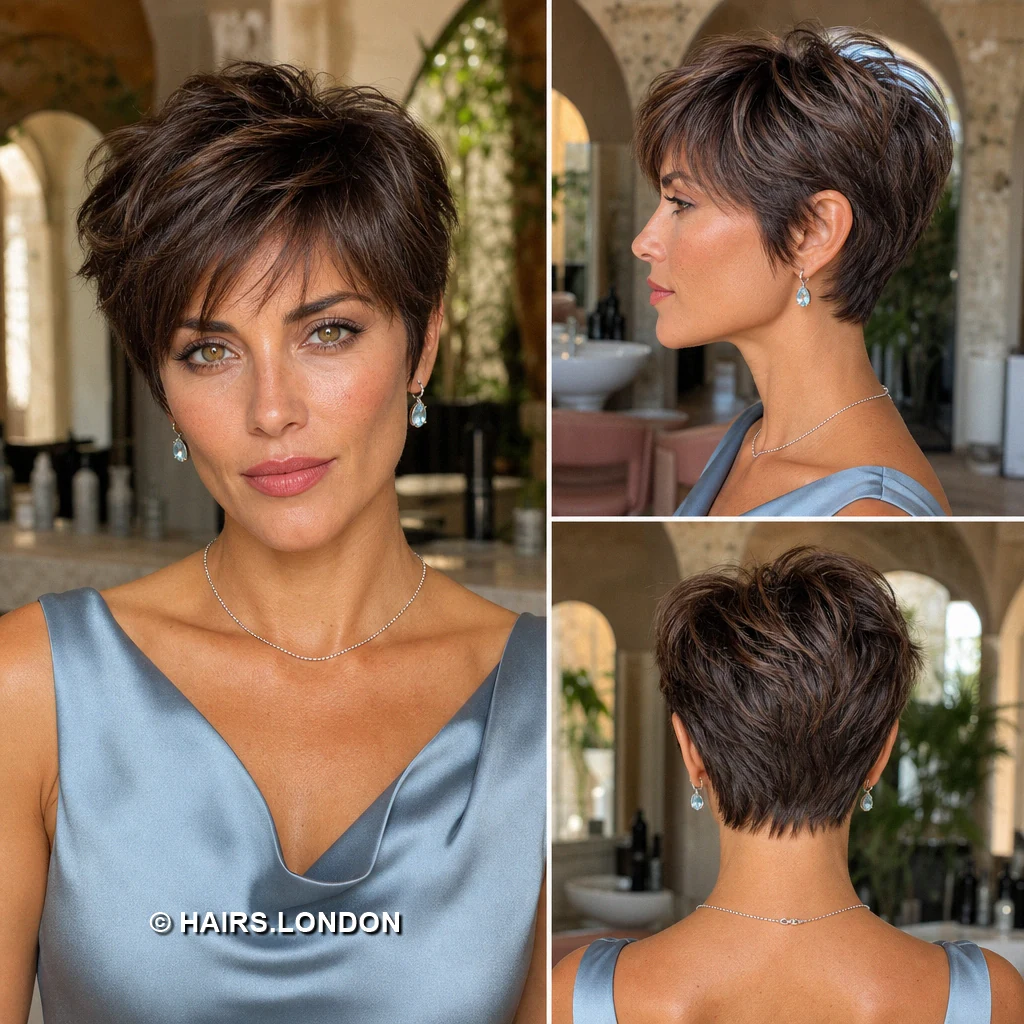 Chocolate Elevated Pixie