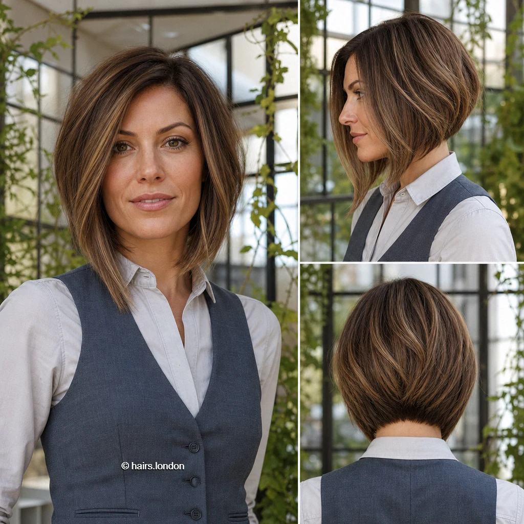 20 Bob Haircut Ideas: From Sleek Chin-Length Cuts to Layered Shapes Chocolate Graduated Bob