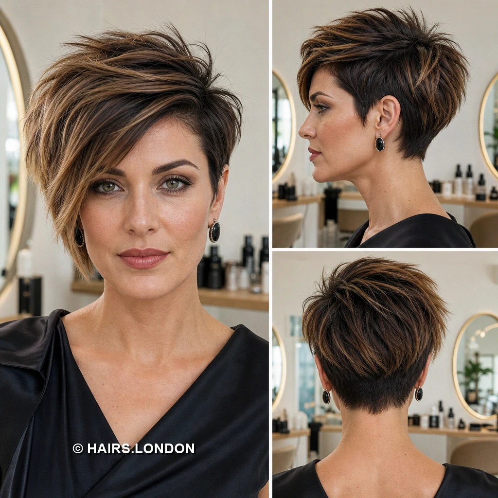 Chocolate Sculpted Quiff