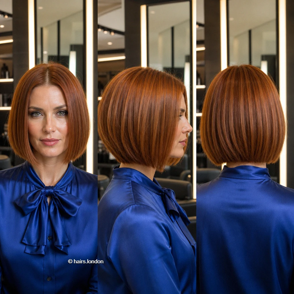Cinnamon A-Line Bob